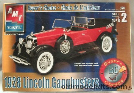 AMT 1/25 1928 Lincoln Gangbusters, 38167 plastic model kit